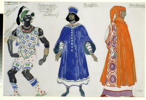 Costume per il balletto "Il martirio di San Sebastiano" di Gabriele D