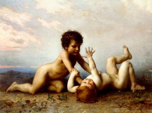 Ragazzi che combattono, 1889 da Leon Bazile Perrault