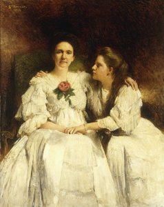 Madre e figlia, 1905 da Leon Bonnant