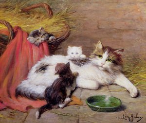 Gatto con Gattini, 1924
