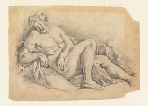 Bacco dormiente (dopo Poussin)