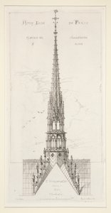 Notre Dame de Paris: Guglia in legno e piombo da Leon Gaucherel