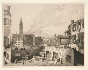 Veduta di Venezia (Scuola della Carità) da Leon Gaucherel