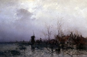 Prati fioriti in Olanda da Leon Germain Pelouse