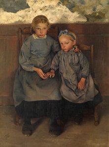 Due ragazze di campagna vallone da Leon Henri Marie Frederic