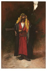 Una guardia araba da Leon Joseph Florentin Bonnat