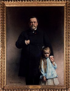 Louis Pasteur e sua nipote, Camille Vallery Radot - di Bonnat
