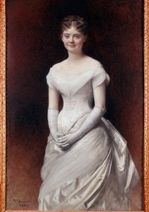 Ritratto di Mademoiselle de Noille da Leon Joseph Florentin Bonnat