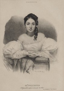 Ritratto di Juliette Drouet da Leon Noel