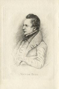 Ritratto di Victor Hugo 1802-1885 da Leon Noel