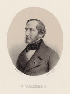 Ritratto del pianista e compositore Sigismund Thalberg