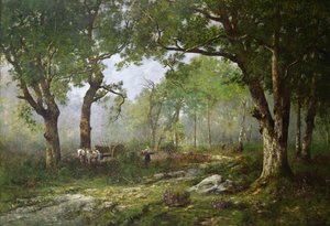 La foresta di Fontainebleau da Leon Richet