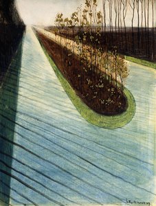 Avenue de la Reine - Koninginnelaan da Leon Spilliaert