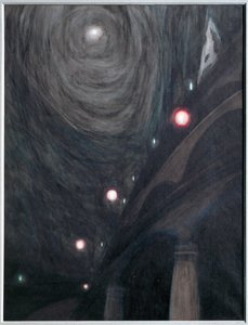 Clair de Lune et Lumieres. Gouache su carta ... (gouache su carta) da Leon Spilliaert