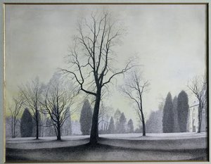 Il parco, alberi da Leon Spilliaert