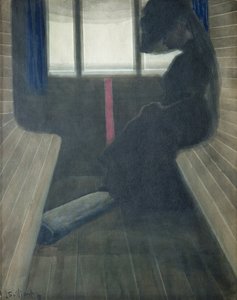 La donna sul treno, La vedova da Leon Spilliaert
