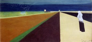 Donna sul molo da Leon Spilliaert