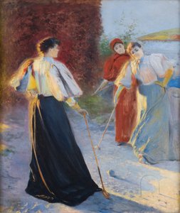 Una partita di croquet