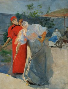 Il gioco del croquet, 1892-1895 da Leon Wyczolkowski