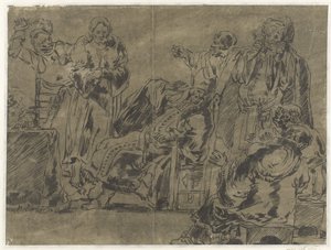 Cristo davanti al Sommo Sacerdote da Leonaert Bramer