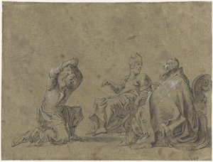 Giuda restituisce i trenta denari da Leonaert Bramer