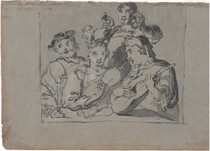 Un Quartetto di Cantanti, Suonatori di Liuto e Suonatori di Campane che Suonano in una Taverna alla Luce delle Candele, 1620-1628 da Leonard Bramer