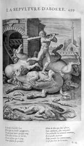 La Sepoltura di Abdère, 1615 da Leonard Gaultier