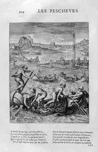 Il pescatore, 1615 da Leonard Gaultier