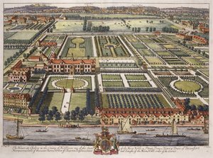 La Casa a Chelsea nella contea di Middlesex incisa da Johannes Kip da Leonard Knyff