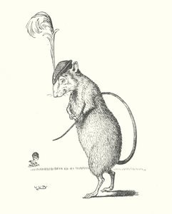 E il Ratto, indossava una piuma nel cappello da Leonard Leslie Brooke