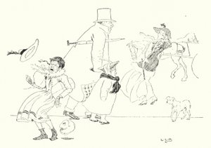 Se starnutisci di lunedì, starnutisci pericolo (incisione) da Leonard Leslie Brooke