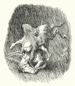 John Cook aveva una piccola cavalla grigia (incisione) da Leonard Leslie Brooke