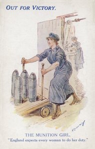 Ragazza britannica delle munizioni, Prima Guerra Mondiale