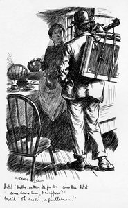 Oh No Sir A Gentleman, c1899 da Leonard Raven Hill