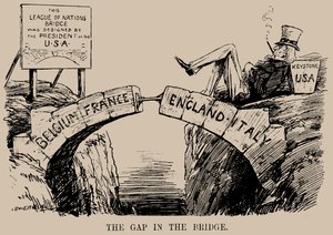Il divario nel ponte. Cartone animato sull
