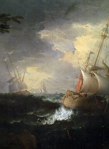 Tempesta in mare (dettaglio)