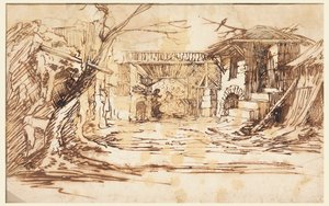 Set per un presepe di Natale da Leonardo Scaglia