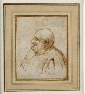 Caricatura da Leonardo da Vinci