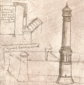 Architettura per castelli, c1472-c1519 1883 da Leonardo da Vinci