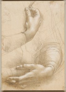 Braccia e mani femminili, c. 1480 da Leonardo da Vinci