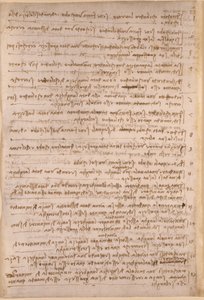 Arundel 263, f.154v, note di Leonardo da Vinci dal 