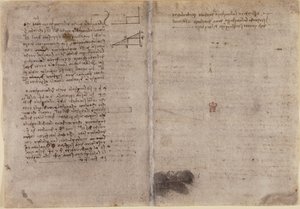 Arundel 263, f.245v, f.246r, Note sulla geometria (c.1518) dal 
