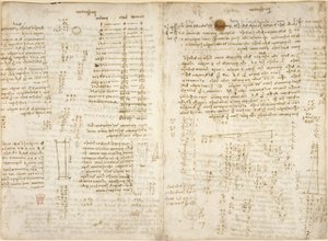 Note, diagrammi e calcoli matematici, intitolati 