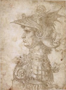 Busto di guerriero da Leonardo da Vinci