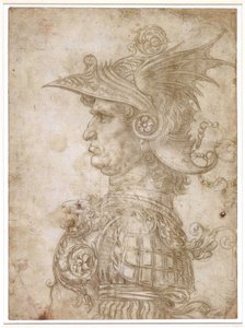 Busto di guerriero da Leonardo da Vinci
