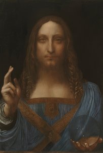 Cristo Salvatore (Salvator Mundi). 1499-1500 da Leonardo da Vinci