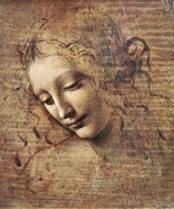 Testa di una Giovane Donna con Capelli Arruffati o, Leda