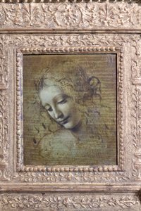 Testa di una donna, chiamata "la scapigliata", c.1492-1501