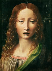 Testa del Salvatore da Leonardo da Vinci