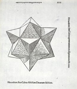 Hexaedron abscisum elevatum solidum, illustrazione da 